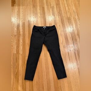 LOFT Black Curvy Skinny Jeans Size 12